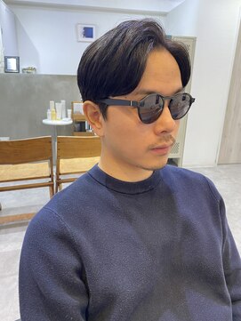 ジーナ 渋谷本店(Zina) ★ 自然な毛流れ ニュアンスパーマで大人の男らしさ【Kengo】