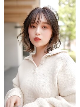 ギークス(GEEKS) 【GEEKS渋谷】レイヤーボブ/ショコラグレージュ/伸ばしかけボブ