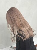ミルクティーベージュダブルカラーケアブリーチハイトーン