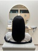 縮毛矯正の艶髪