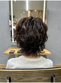 【oasisオグ】大人女子マッシュウルフゆるウェーブカールパーマ
