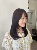 レイヤーカット　カシスレッド