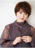 マッシュボブ◎マロンベージュ◎ブラウンくすみベージュ/本厚木