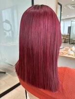 ファムバイアヴァンス(Femme by AVANCE.)&nbsp;艶感ピンクレッドストレート