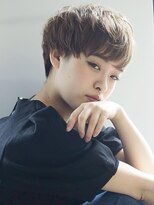 コンティロミー(CONTI ROMMY.) 20代~50代☆マッシュボブ◎フェザーショートくすみベージュ