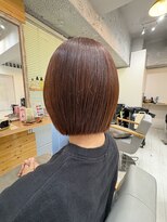 キーロ センター南(kiiro)&nbsp;ボブ×オレンジブラウン