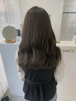 ビューバイネオリーブ 用賀店(Beau'r by neolive)&nbsp;黒髪クラゲヘアーオリーブグレー小顔ココアベージュ[用賀]