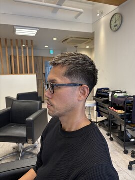 シルバーハイライトメッシュ