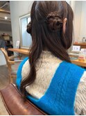 お団子ヘアアレンジ