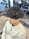 【強め波巻きスパイラル】セットが楽なメンズパーマ