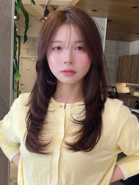 グランド(GRAND) ベビーバング/ブラウンアッシュ/レイヤーカット【平島】