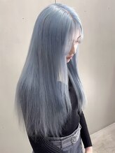 色落ちも可愛い寒色カラー♪