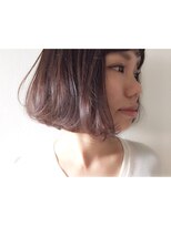 イロドリ ヘアーデザイン(IRODORI hair design)&nbsp;IRODORI  ショートバングボブ　【谷口由希子】