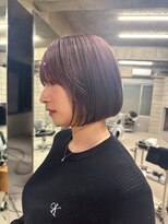 ルナバイルヴェール(LUNA by LeVert)&nbsp;【レイヤーボブ×ラベンダーグレー】