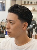 テーパーフェードカットセンターパートシェービング吉祥寺理容室