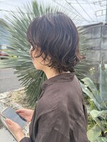 リノ 辻堂(lino) 切りっぱなしに飽きたら、大人な抜け感ボブパーマ