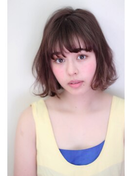 クーエフー(coo et fuu) 厚めバングのワンレンボブをフェミニンに♪藤沢2　10代20代30代