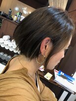 ヘアーラウンジ エゴ(Hair Lounge EGO) 30、40代大人女性の落ち着いたナチュラル武蔵新城ボブ 丸山