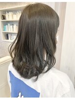 キャアリー(Caary)&nbsp;福山市美容室Caary くすみカラー☆ ミントアッシュカラー♪♪