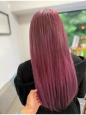 #派手髪#パープルピンク#大須