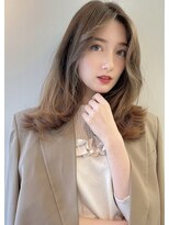 フィル 横浜(fil)&nbsp;シルクベージュレイヤー_大人ガーリーダークアッシュ