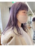 切りっぱなし / ラベンダーカラー / ラベンダーベージュ
