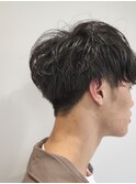黒髪ニュアンスマッシュ
