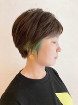 アロマ ヘアー ルーム 新宿店(AROMA hair room)&nbsp;デザインカラーインナーカラーグレージュカラー/新宿/新宿西口