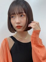 サンドシーン(sand scene)&nbsp;20代30代40代丸みショートボブマッシュ前下がりレイヤー