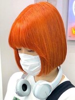 ウィコ 新宿(WICO)&nbsp;carrot orange×bob [新宿駅/大人ガーリー/ダブルカラー]