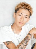 スパイキーショート×テーパーフェード