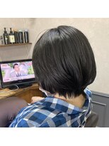 カミケン 清明店(kamiken.)&nbsp;パーマを生かした大人上品ショートボブ美髪【カミケン清明店】