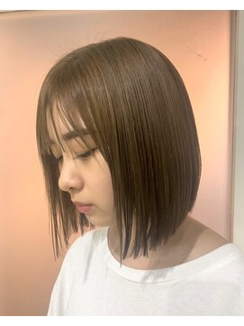 リゲル 加古川(Rigel) ブラウン/切りっぱなし/ボブ/フルバング