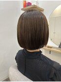 切りっぱなしボブ