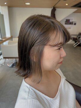 ロックワークオレンジ 西中島店(ROCK WORK ORANGE) ブリーチ一回* ほんのりインナーカラー