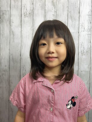 小学生女子　顔 2025年冬】小学生の髪型・ヘアアレンジ｜人気順｜ホットペッパービューティー ヘアスタイル