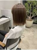 ハイライト×アッシュベージュ