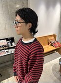 メンズボブパーマ
