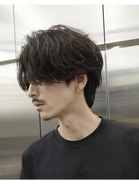 センターパートスパイラルパーマニュアンスパーマフェザーパーマ