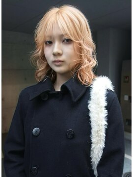 レコ 渋谷(LECO) ペールコーラルオレンジハイトーンケアブリーチ