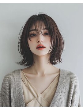 e.m.a プレミアムビューティーサロン 栄駅店(e.m.a PREMIUM BEAUTY SALON) ボブ/イメチェン/外ハネボブ/美髪/ワイドバング/髪型