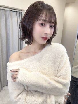 小顔に魅せる韓国ボブはコレ！！