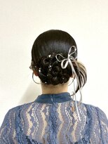 ヒュミ(hymy)&nbsp;結婚式参列に♪/お呼ばれヘア/おとなっぽヘア/ゆるふあ/カチモリ