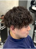 調布メンズパーマツイストスパイラルパーマ波巻きパーマツイスパ