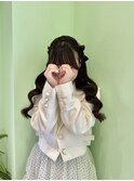 くるみリボンヘア/ヘアメ/