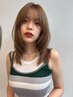 【初回人気No.1】似合わせカット+透明感カラー+高保湿Tr【表参道】¥18700→
