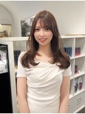 【DIFINO 青山】巻ける縮毛矯正/透明感ブラウン/レイヤーカット