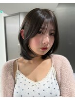 サンドナル 鹿児島天文館(sand NALU)&nbsp;ハッシュカット/グレージュ/デザインカラー[鹿児島天文館]