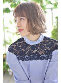 透明感重軽ニュアンスボブ/kchiara川野直人/ハニーヘア