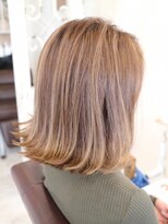 シェア(SHARE hair make works)&nbsp;【SHARE】★お客様スナップ★極細ハイライトのお洒落ボブ